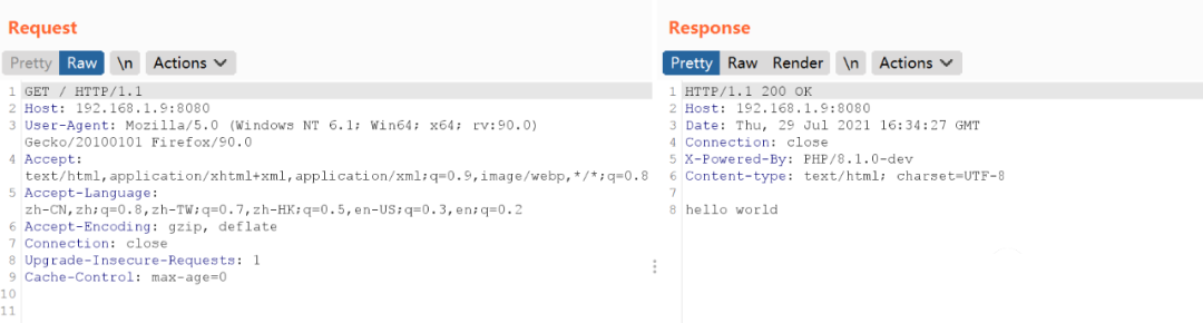 PHP 8.1.0-dev 开发版本后门漏洞复现