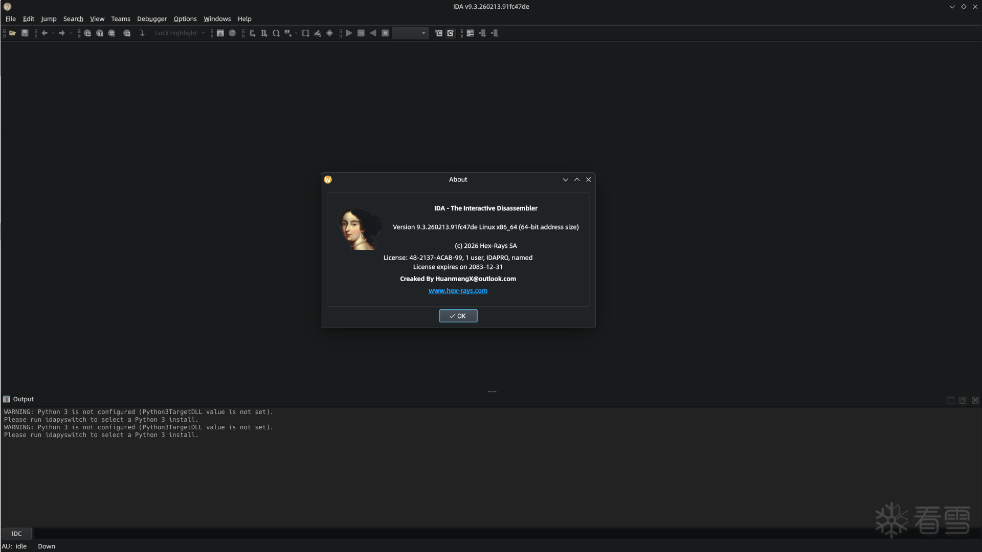 IDA Pro 9.3 正式版泄露版+注册机