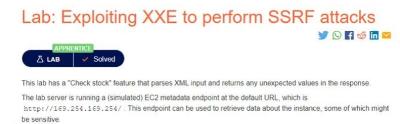 XML 基础知识 && XXE 漏洞原理解析及实验