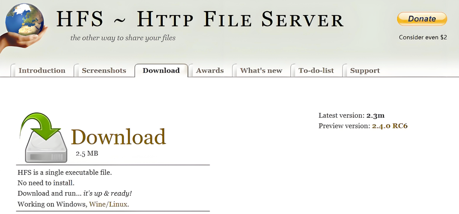 Rejetto HTTP File Server代码执行漏洞(CVE-2024-23692)